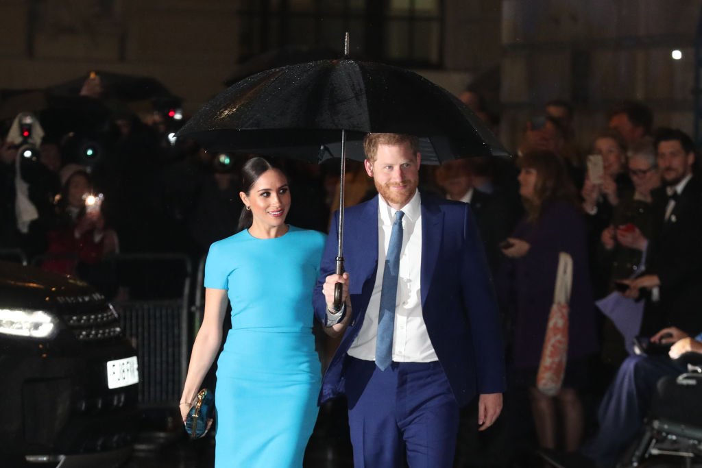Image Credit: Getty Images / The Duke and Duchess of Sussex arrive at Mansion House in London to attend the Endeavour Fund Awards.