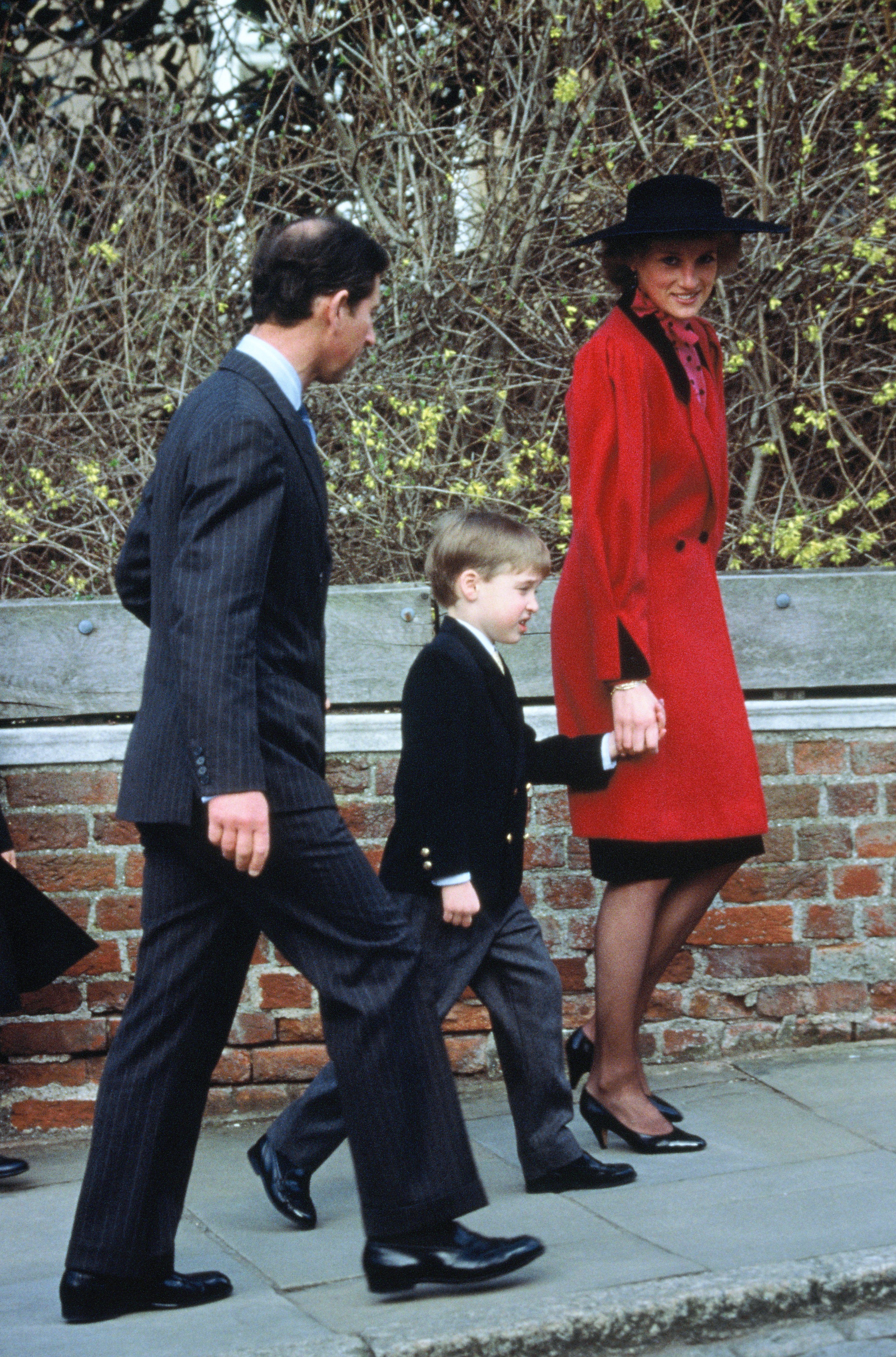 Image Credits: Getty Images | Prince Charles And Princess Diana Walking With Their Son, Prince William