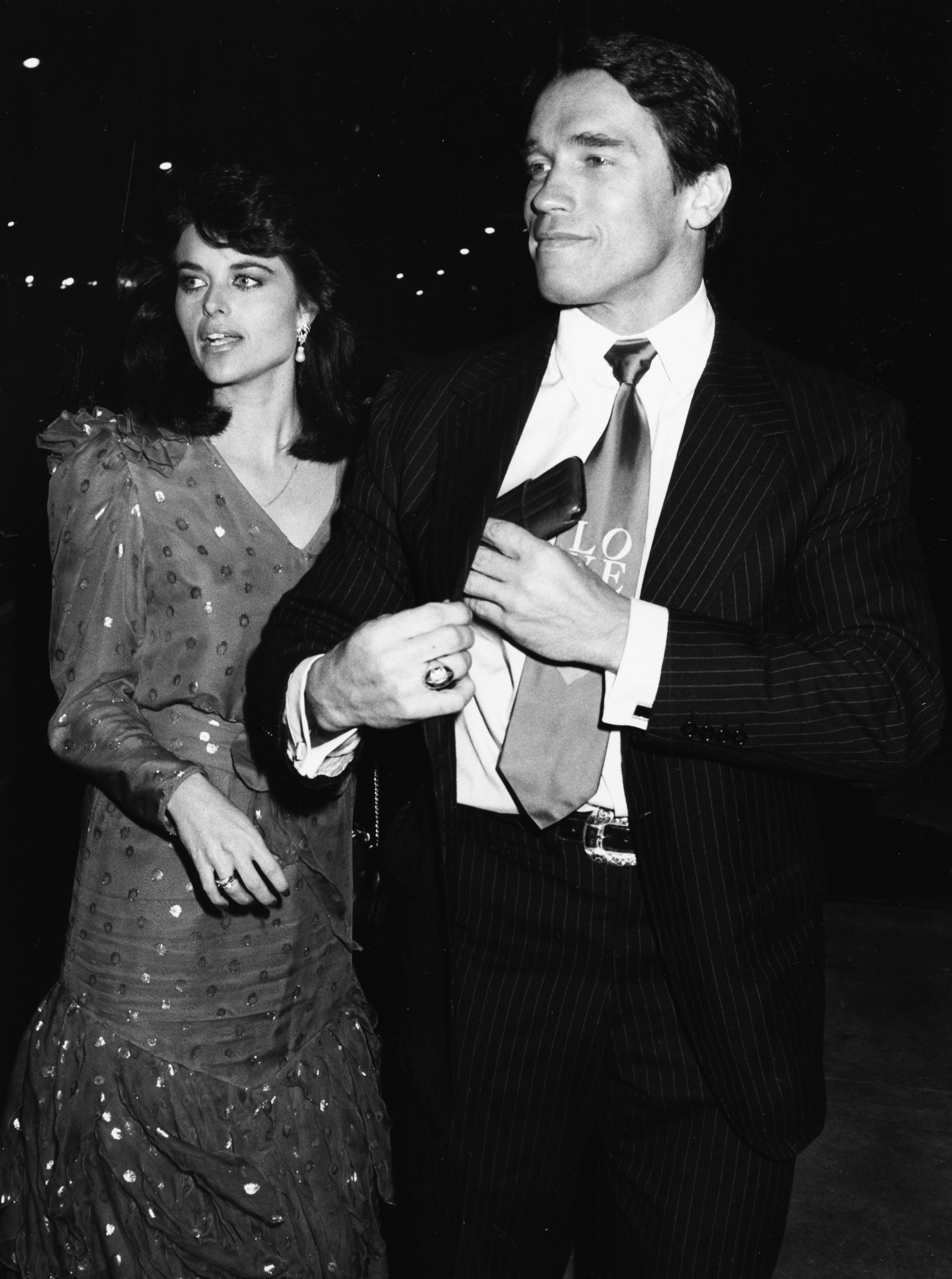 Image Credits: Getty Images / Kevin Winter | Arnold Schwarzenegger And Maria Shriver Actor Arnold Schwarzenegger and his wife Maria Shriver attending his birthday party at Nicky Blair's restaurant in Los Angeles, February 15th 1986. Image Credits: Getty Images / Kevin Winter | Arnold Schwarzenegger And Maria Shriver Actor Arnold Schwarzenegger and his wife Maria Shriver attending his birthday party at Nicky Blair's restaurant in Los Angeles, February 15th 1986.