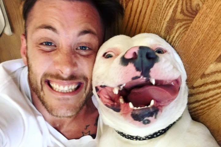 This Man Posted a Selfie With His Rescue Dog – and People Got Worried
