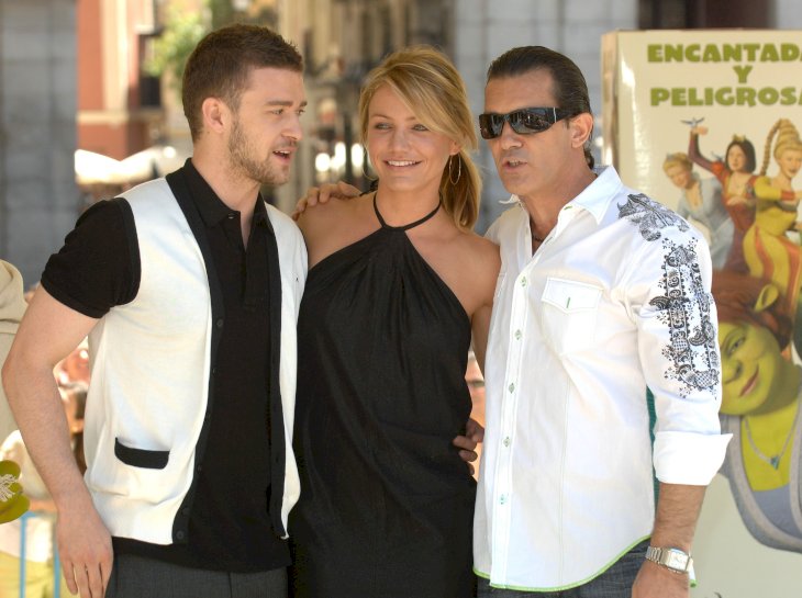 "Shrek The Third" Madrid Photocall - Cameron Diaz, Justin Timberlake and Antonio Banderas (Photo by Lalo Yasky/WireImage)