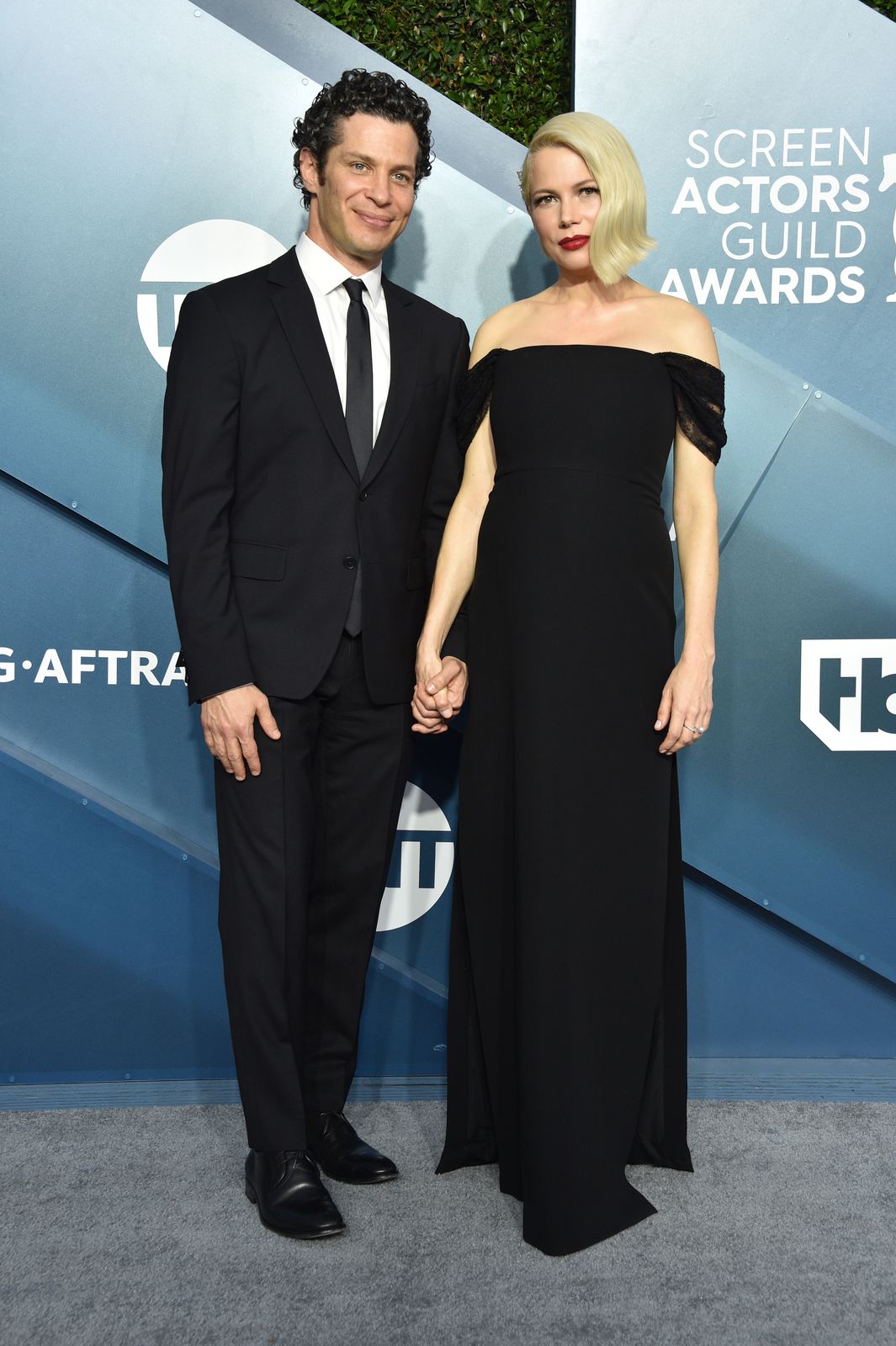 Thomas Kail and Michelle Williams attending the 26th Annual Screen Actors Guild Awards/Photo:Getty Images