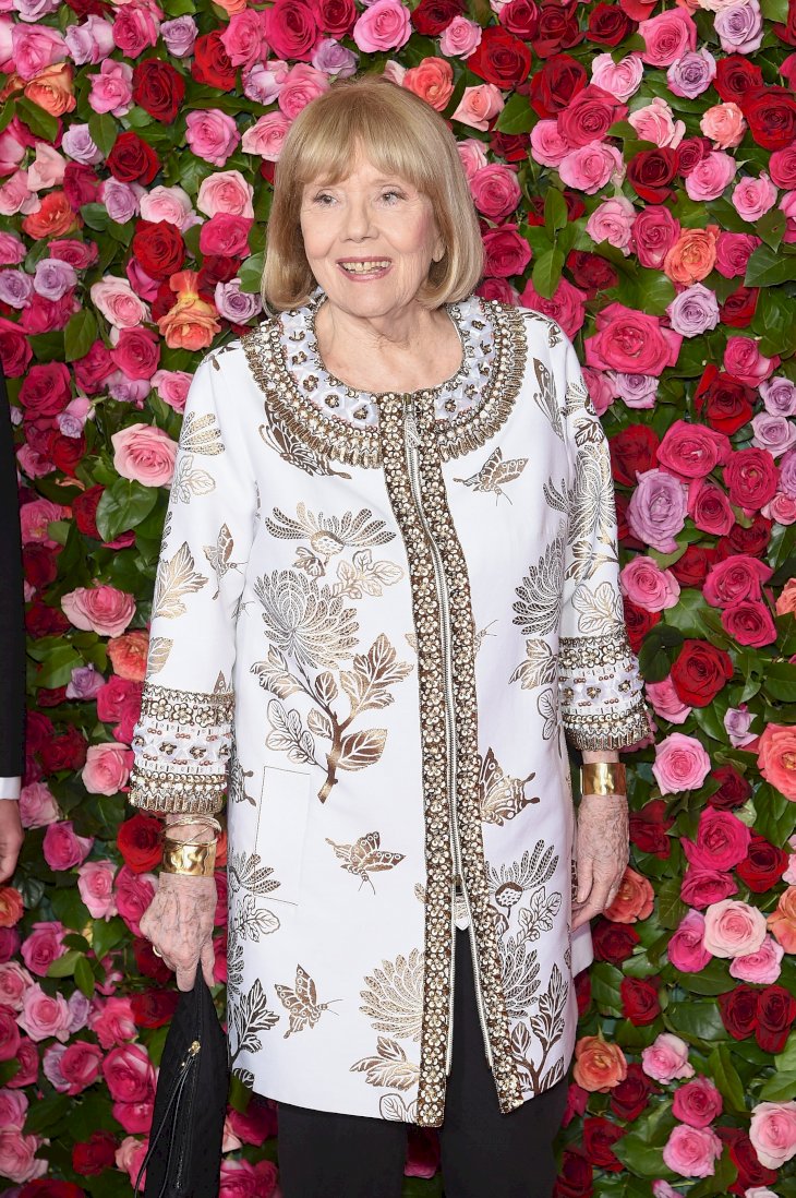 Image Credit: Getty Images / Diana Rigg at a public event.