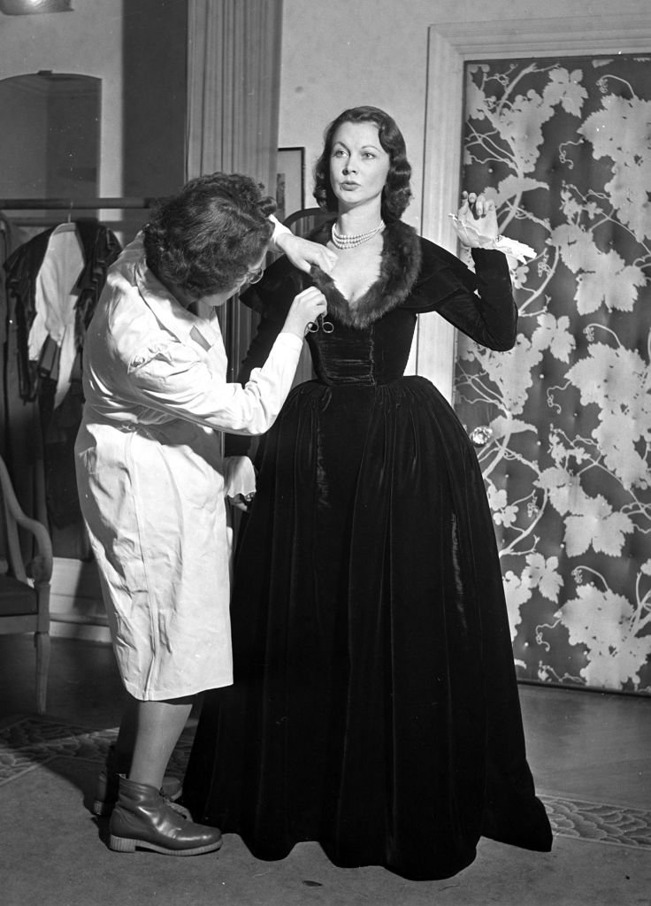 Image Credits: Getty Images / Popperfoto | Vivien Leigh being fitted for a costume