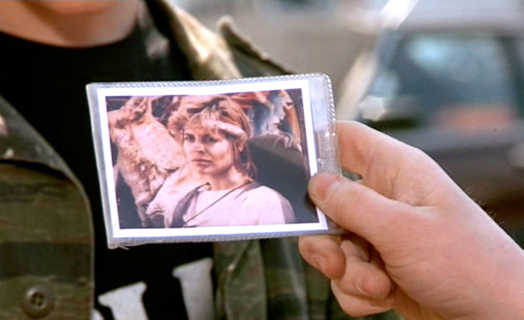 Image Credits: Getty Images / CBS / Paramount Pictures | The movie "Terminator 2: Judgment Day", (alt: T2) directed by James Cameron. Seen here in a Polaroid photo taken in 1984 of Sarah Connor, (played by Linda Hamilton). The photo is in the possession of John Connor. Theatrical wide release July 3, 1991.