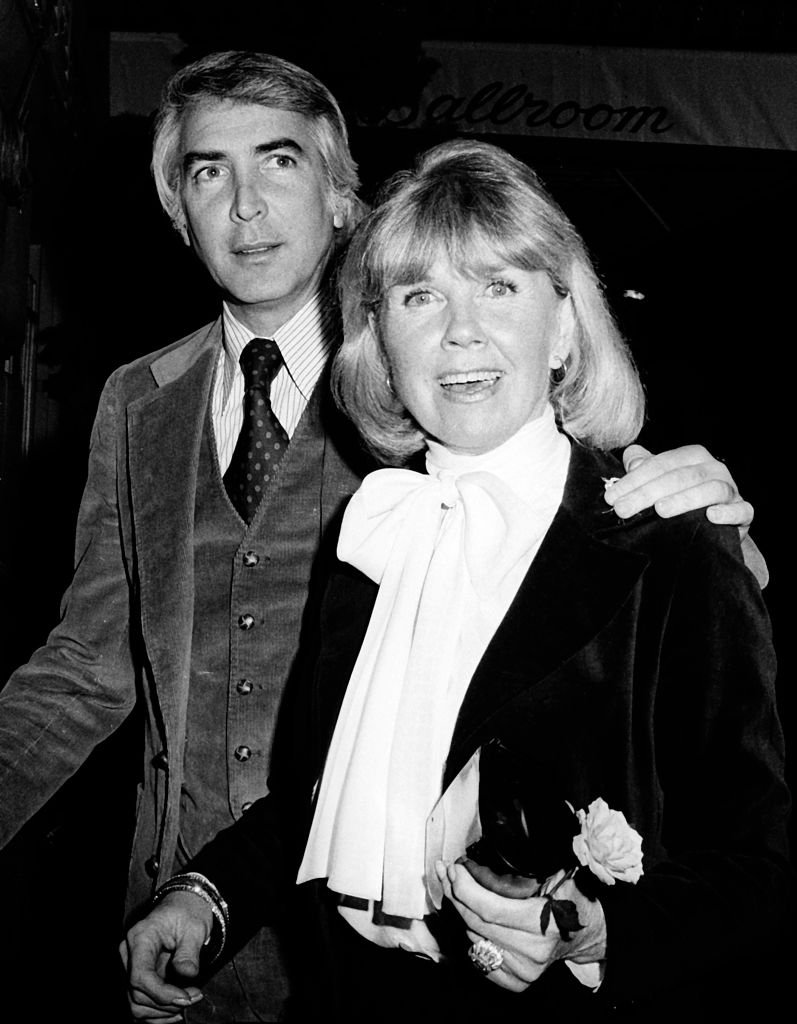 Image Credits: Getty Images / Tom Wargacki / WireImage | Doris Day and husband Barry Comden at the Pierre Hotel.