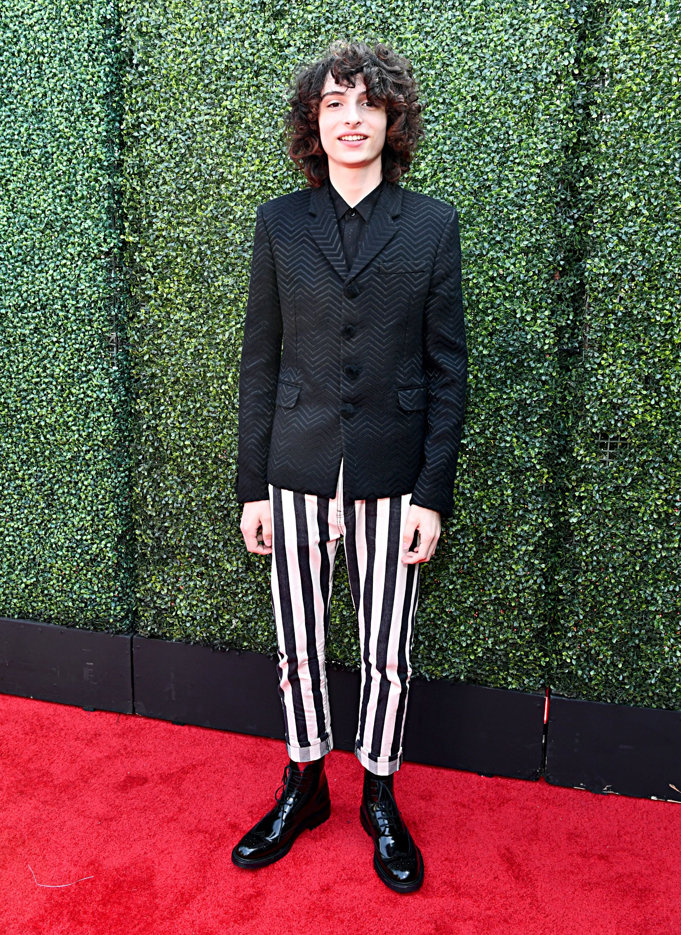 Finn Wolfhard at the 2019 MTV Movie And TV Awards - Red Carpet/Photo:Getty Images