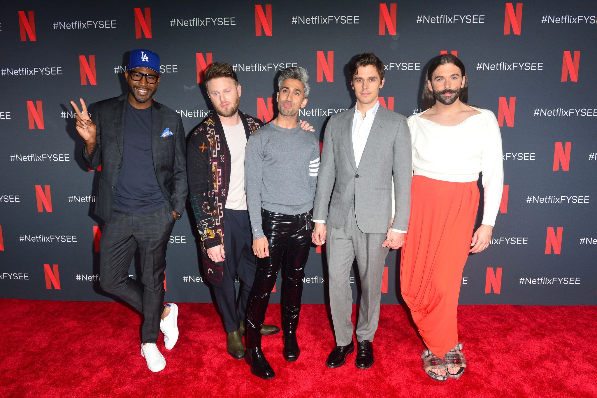 Karamo Brown, Bobby Berk, Tan France, Antoni Porowski and Jonathan Van Ness attend FYC Event of Netflix's 'Queer Eye' Karamo Brown, Bobby Berk, Tan France, Antoni Porowski and Jonathan Van Ness attend FYC Event of Netflix's 'Queer Eye'
