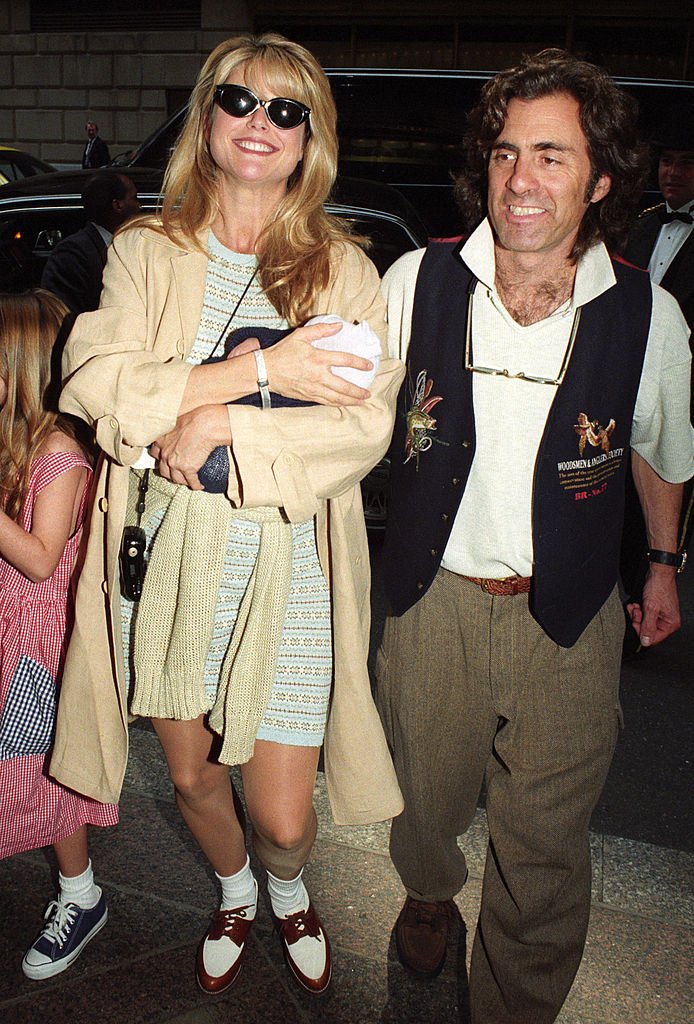 Image Credits: Getty Images / Tom Wargacki / WireImage | Christie Brinkley (L), son (C) and husband Ricky Taubman (R) leave Lennox Hill Hospial after the birth of their son on June 05, 1995 in New York City. Image Credits: Getty Images / Tom Wargacki / WireImage | Christie Brinkley (L), son (C) and husband Ricky Taubman (R) leave Lennox Hill Hospial after the birth of their son on June 05, 1995 in New York City.