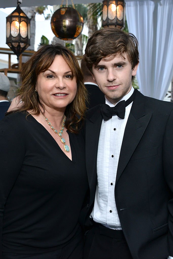 Image Credits: Getty Images / Freddie and his mother attend the 5th Annual Critics' Choice Television Awards After Party