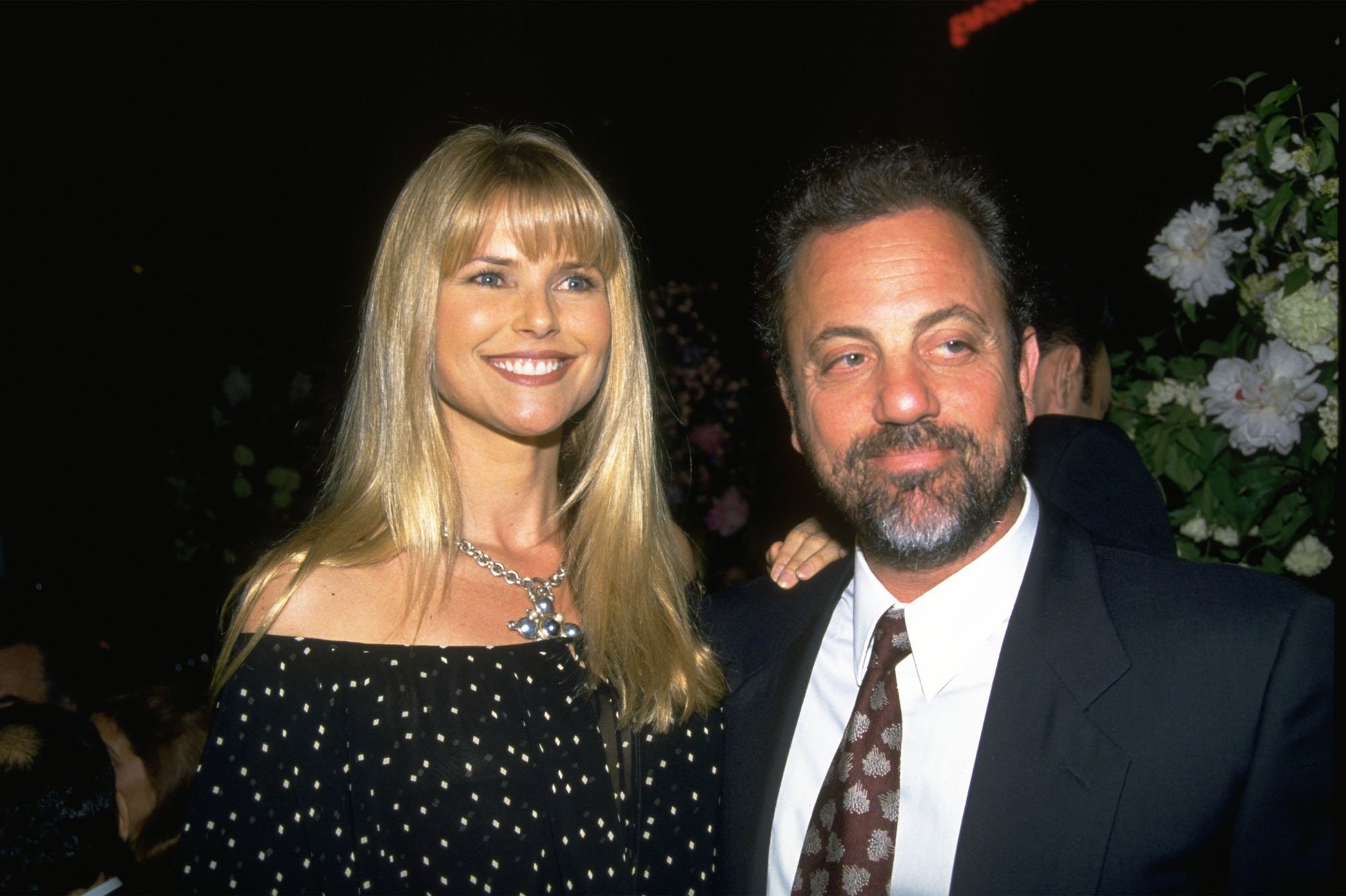 Image Credits: Getty Images / Diane Freed / Liaison | Billy Joel and Christie Brinkley, who are now divorced, stand together in New York City in this undated photo. Image Credits: Getty Images / Diane Freed / Liaison | Billy Joel and Christie Brinkley, who are now divorced, stand together in New York City in this undated photo.