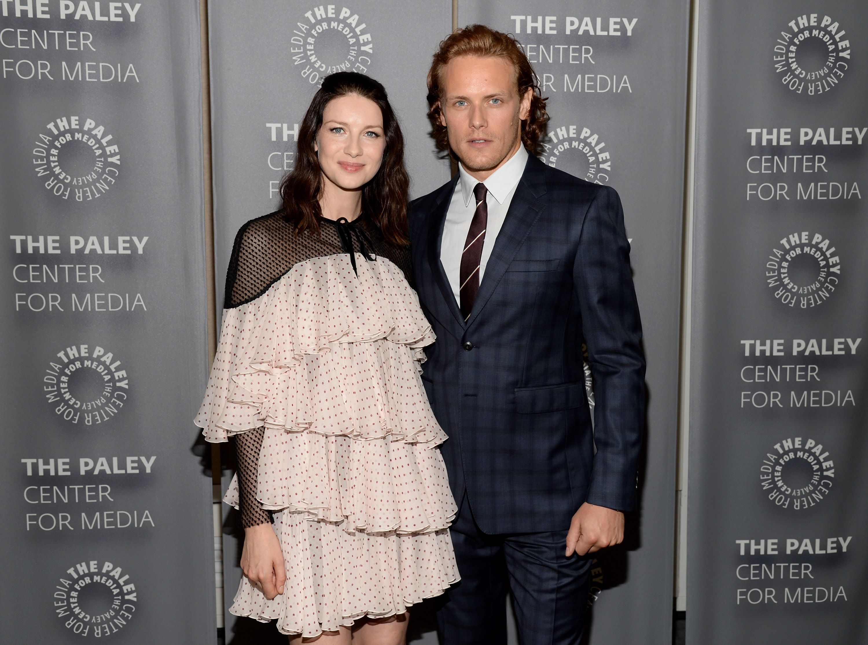 Caitriona Balfe and Sam Heughan on June 6, 2016 in Beverly Hills / Getty Images Caitriona Balfe and Sam Heughan on June 6, 2016 in Beverly Hills / Getty Images