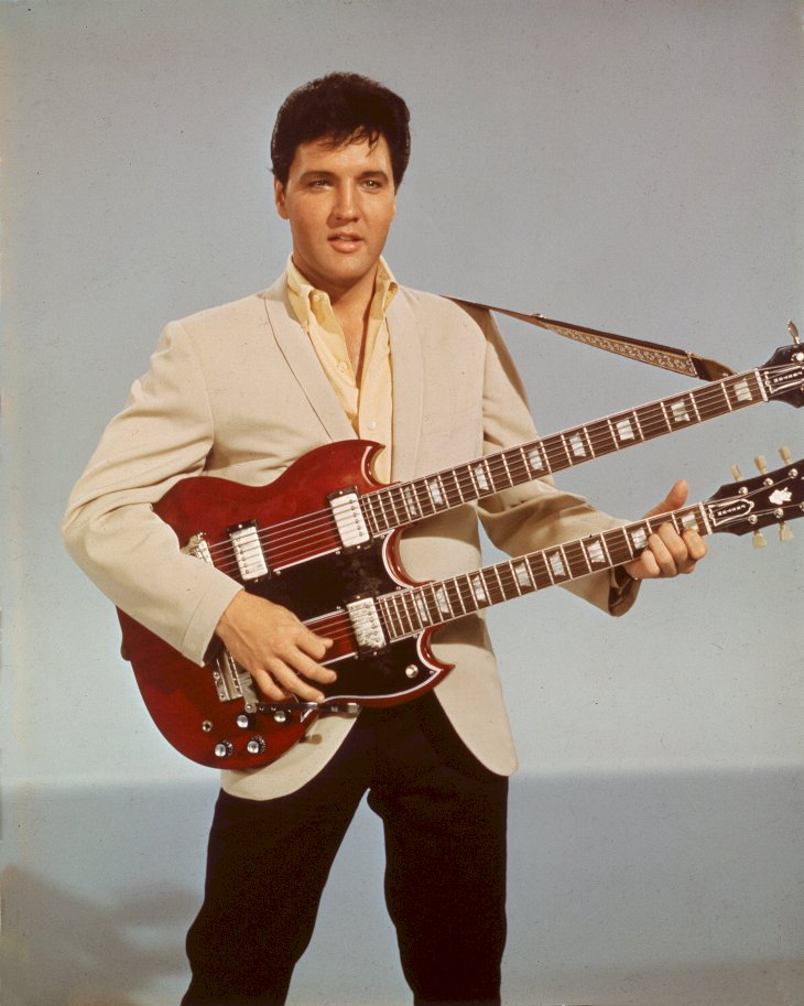 Image Credit: Getty Images / Elvis Presley at a photo shoot.