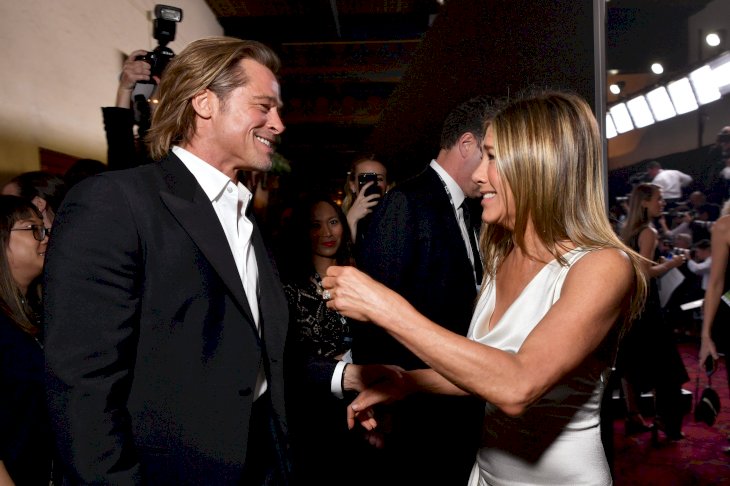 Image Credit: Getty Images/Getty Images for Turner/Emma McIntyre | Brad Pitt and Jennifer Aniston attend the 26th Annual Screen Actors Guild Awards