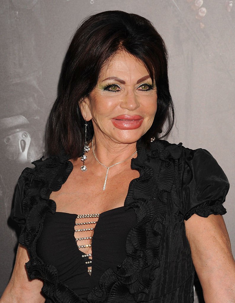 Image Credits: Getty Images / Jeffrey Mayer / WireImage | Jacqueline Stallone arrives at "The Expendables 2" Los Angeles premiere at Grauman's Chinese Theatre on August 15, 2012 in Hollywood, California.