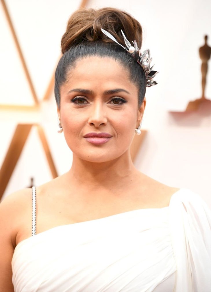 Image Credits: Getty Images / Steve Granitz/WireImage | Salma Hayek in February 2020.