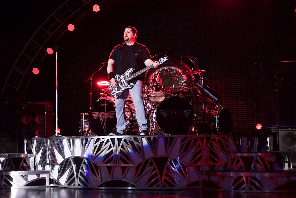 Image Credit: Getty Images / Bassist Wolfgang Van Halen of Van Halen performs at Shoreline Amphitheatre on July 16, 2015 in Mountain View, California.