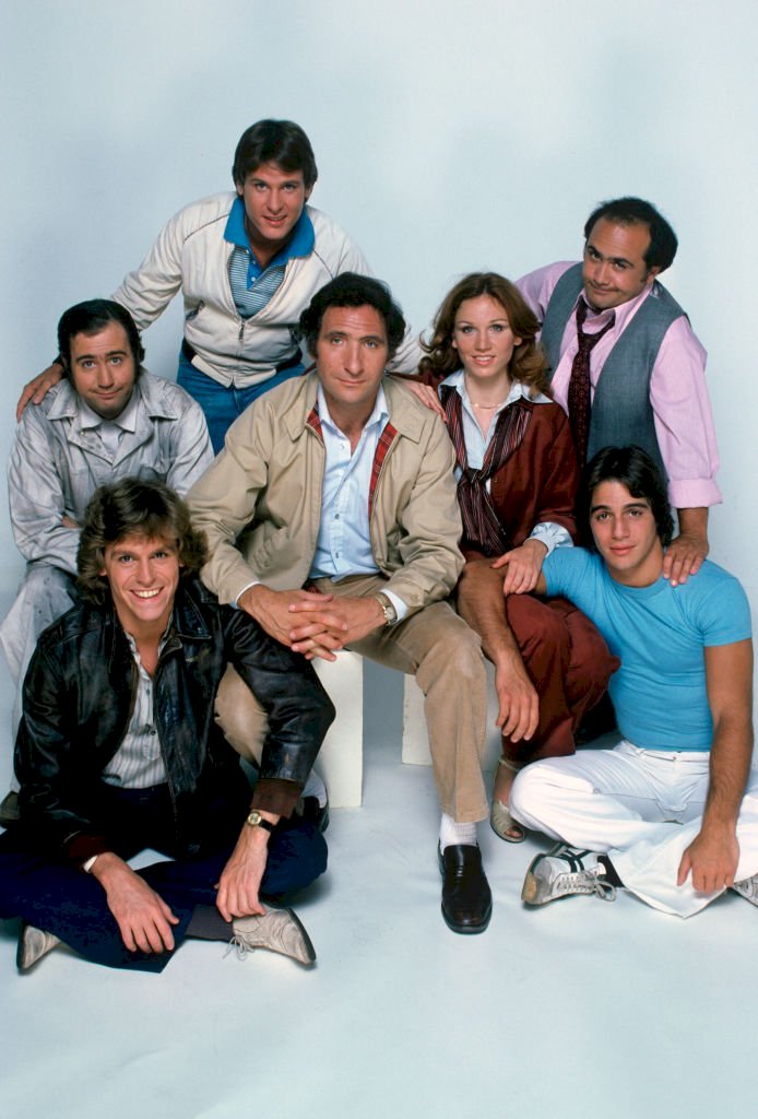 Image Credits: Getty Images / Taxi cast: Andy Kaufman (as Latka), Jeff Conaway (as Bobby), Randall Carver (as John), Judd Hirsch (as Alex), Marilu Henner (as Elaine), Danny DeVito (as Louie) and Tony Danza (as Tony) Image Credits: Getty Images / Taxi cast: Andy Kaufman (as Latka), Jeff Conaway (as Bobby), Randall Carver (as John), Judd Hirsch (as Alex), Marilu Henner (as Elaine), Danny DeVito (as Louie) and Tony Danza (as Tony)