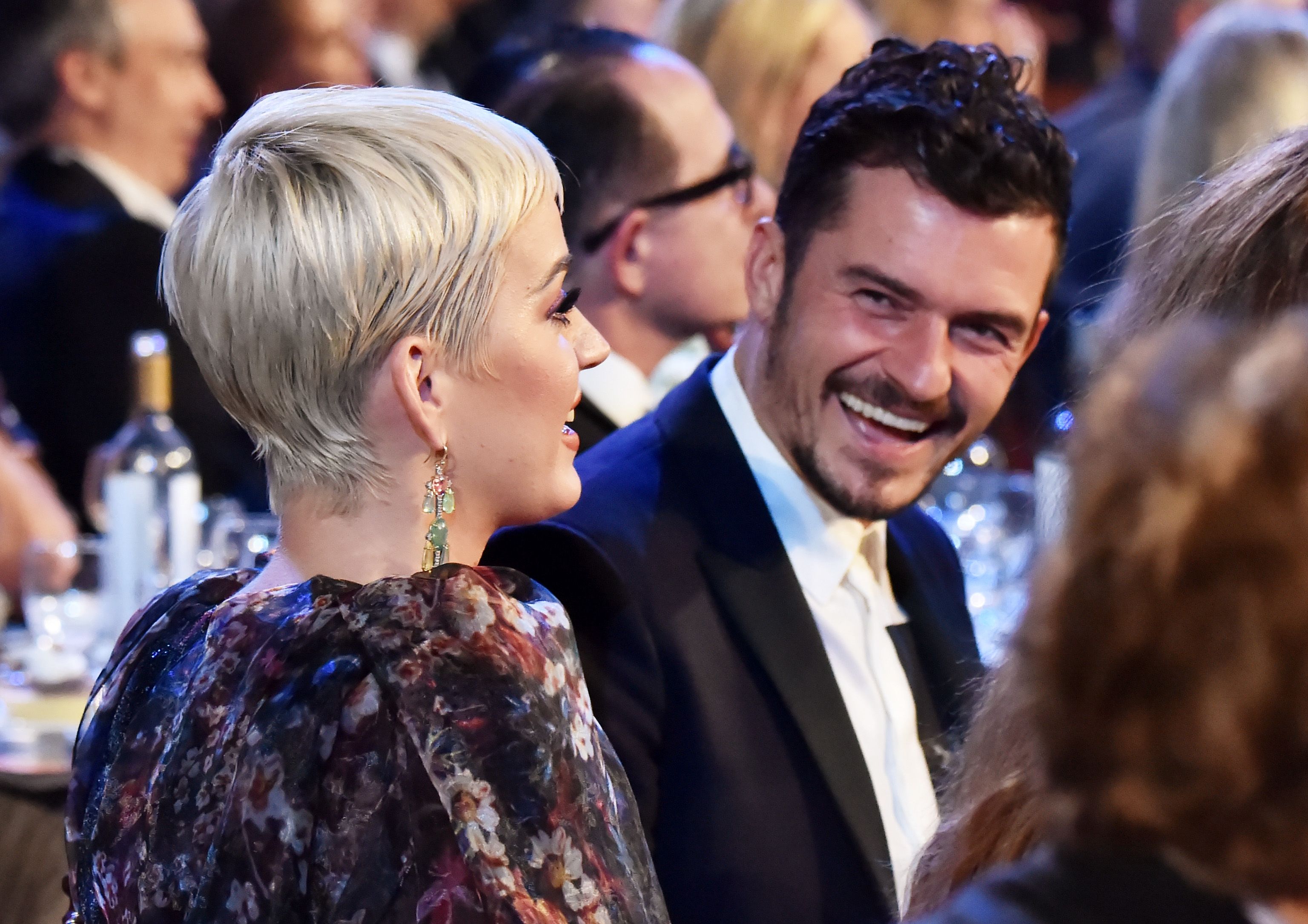 Katy Perry (L) and Orlando Bloom attend MusiCares Person of the Year honoring Dolly Parton / Getty Images Katy Perry (L) and Orlando Bloom attend MusiCares Person of the Year honoring Dolly Parton / Getty Images