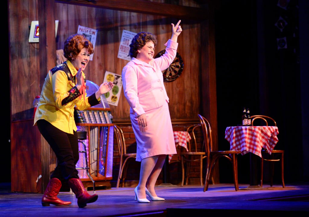 Image Credit: Getty Images / Melissa Swift-Sawyer, playing Patsy Cline during a performance of Always Patsy Cline on Thursday at the Candlelight Dinner Playhouse.