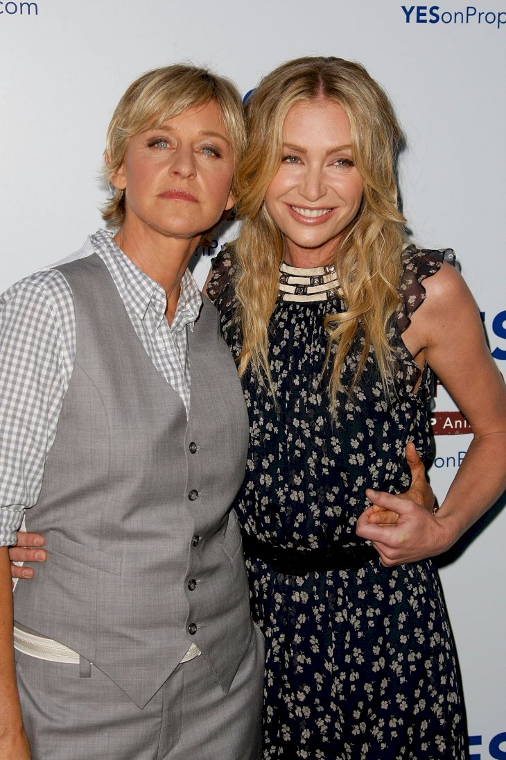 Image Credits: Getty Images / Michael Buckner | Ellen DeGeneres and Portia De Rossi are Aquarius.