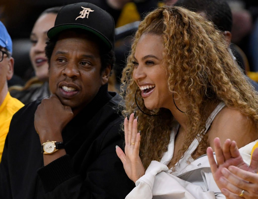 Image Credit: Getty Images / Jay-Z and Beyonce sit court side at Oracle Arena in Oakland, Calif., on Saturday, April 28, 2018. Image Credit: Getty Images / Jay-Z and Beyonce sit court side at Oracle Arena in Oakland, Calif., on Saturday, April 28, 2018.