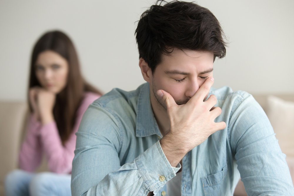 A man confesses his wrong doings | Shutterstock A man confesses his wrong doings | Shutterstock