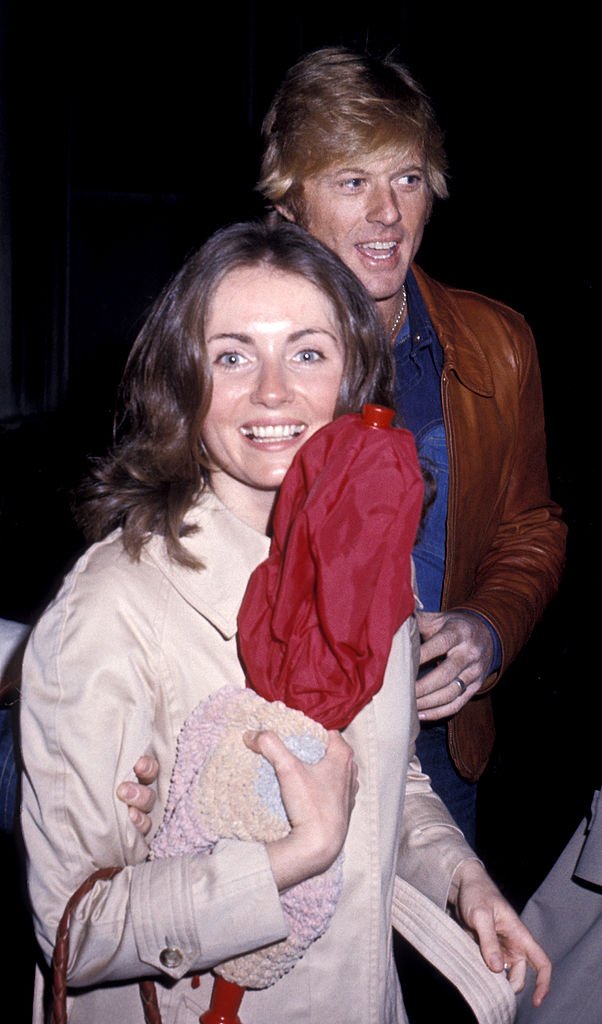 Image Credits: Getty Images / Ron Galella / Ron Galella Collection | Actor Robert Redford and Lola Redford attend the premiere party for "Great Waldo Pepper" on March 12, 1975 at Rivoli Restaurant in New York City.