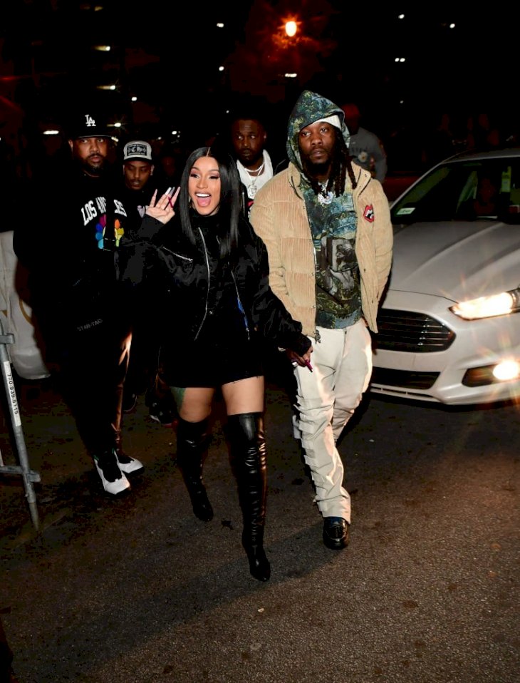 Image Credit: Getty Images / Cardi B and her former husband, Offset are photographed.