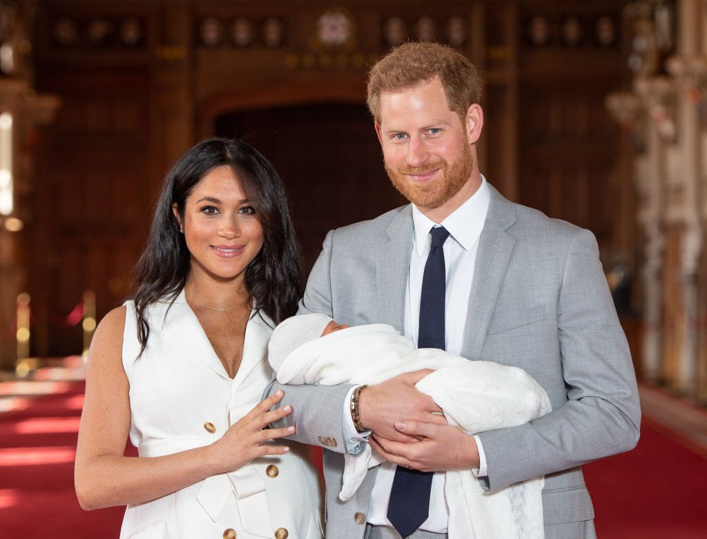Image Credits: Getty Images | Meghan Markle and Prince Harry shortly after the birth of Archie.
