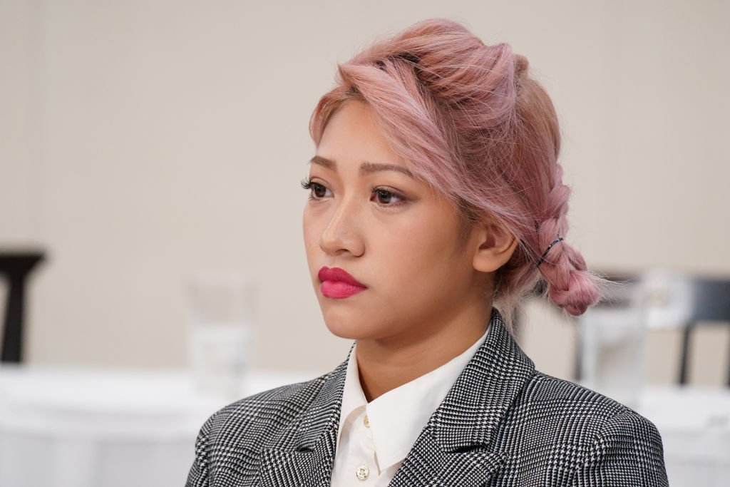 Image Credit: Getty Images / Hana Kimura at a press conference for Bushiroad and Stardom in Tokyo, Japan, 2019.