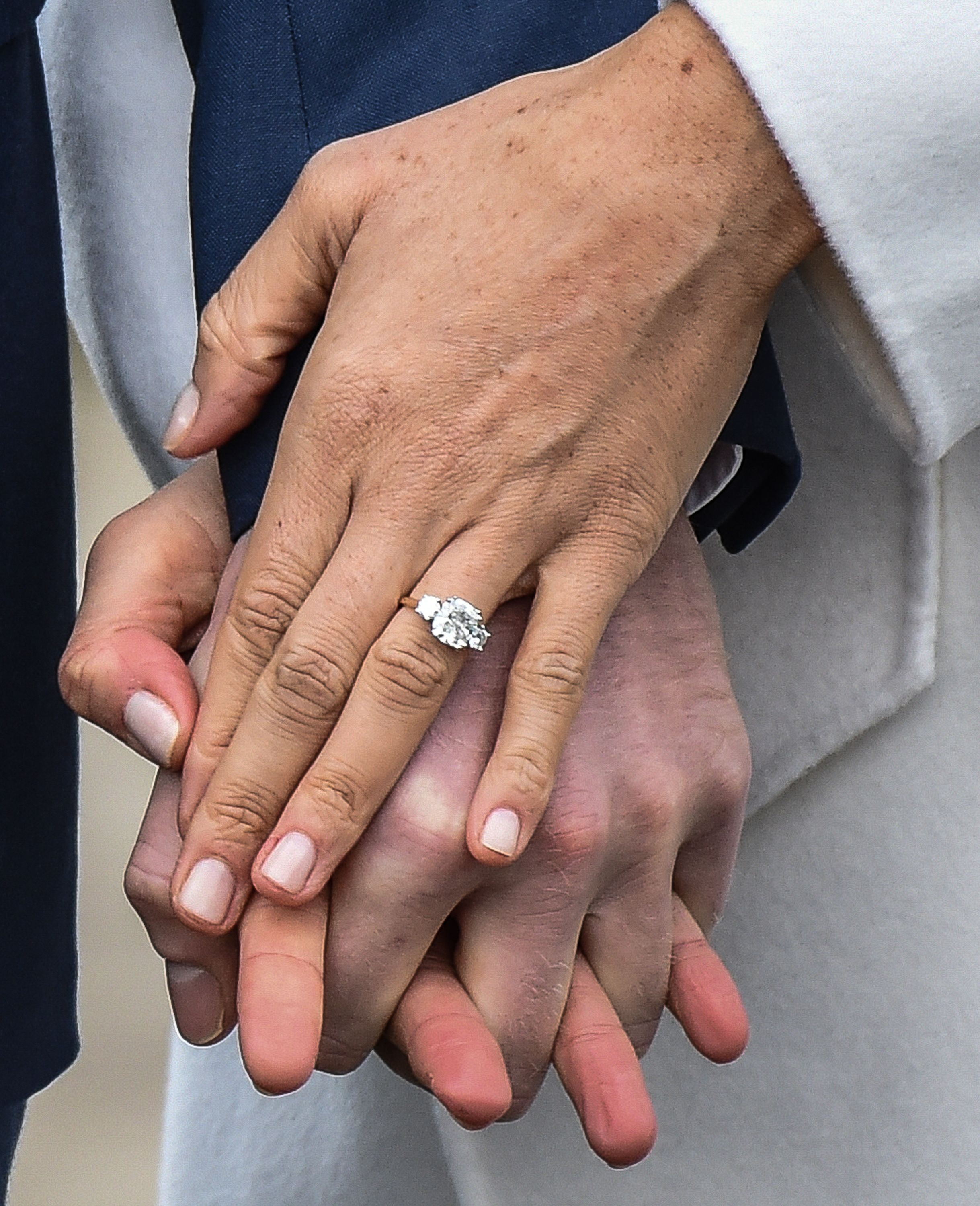Meghan Markle's engagement ring / Getty Images Meghan Markle's engagement ring / Getty Images