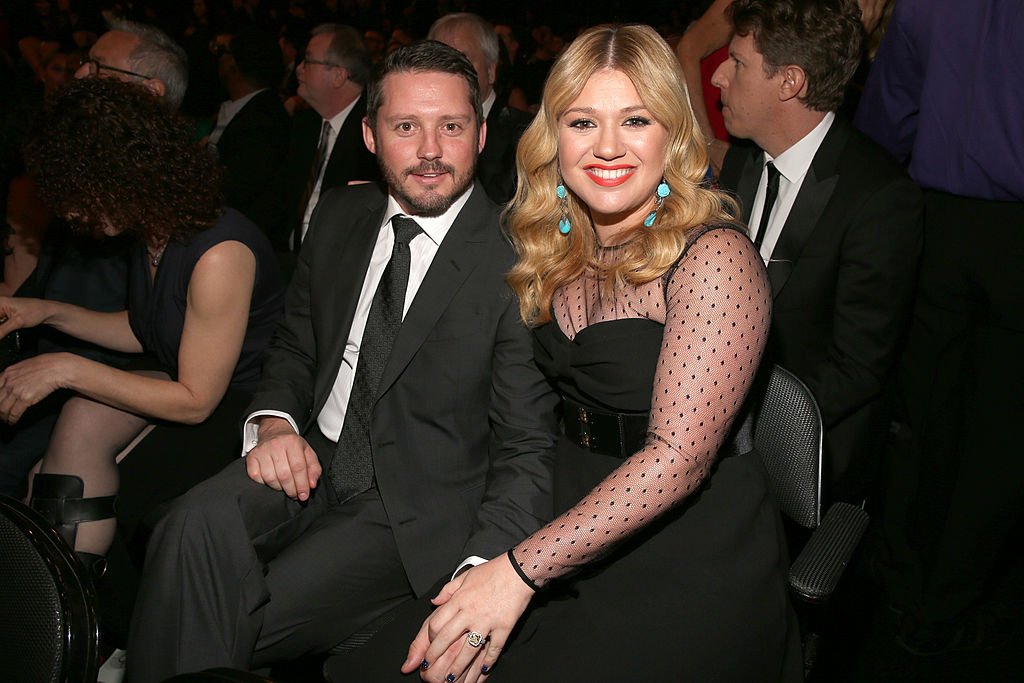Image Credit: Christopher Polk / Getty Images for NARAS Kelly Clarkson and her former husband Brandon Blackstock at an event.