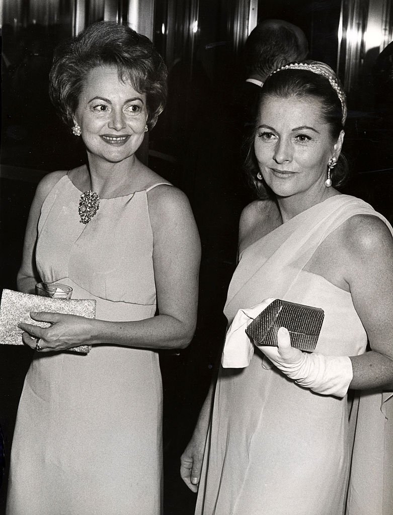 Image Credits: Getty Images / Ron Galella/Ron Galella Collection | Olivia de Havilland and sister Joan Fontaine during Marlene Dietrich's Opening Party - September 9, 1967 Image Credits: Getty Images / Ron Galella/Ron Galella Collection | Olivia de Havilland and sister Joan Fontaine during Marlene Dietrich's Opening Party - September 9, 1967