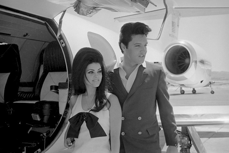 Image Credit: Getty Images | Newlyweds Elvis and Priscilla Presley who met when Priscilla was a minor in Germany