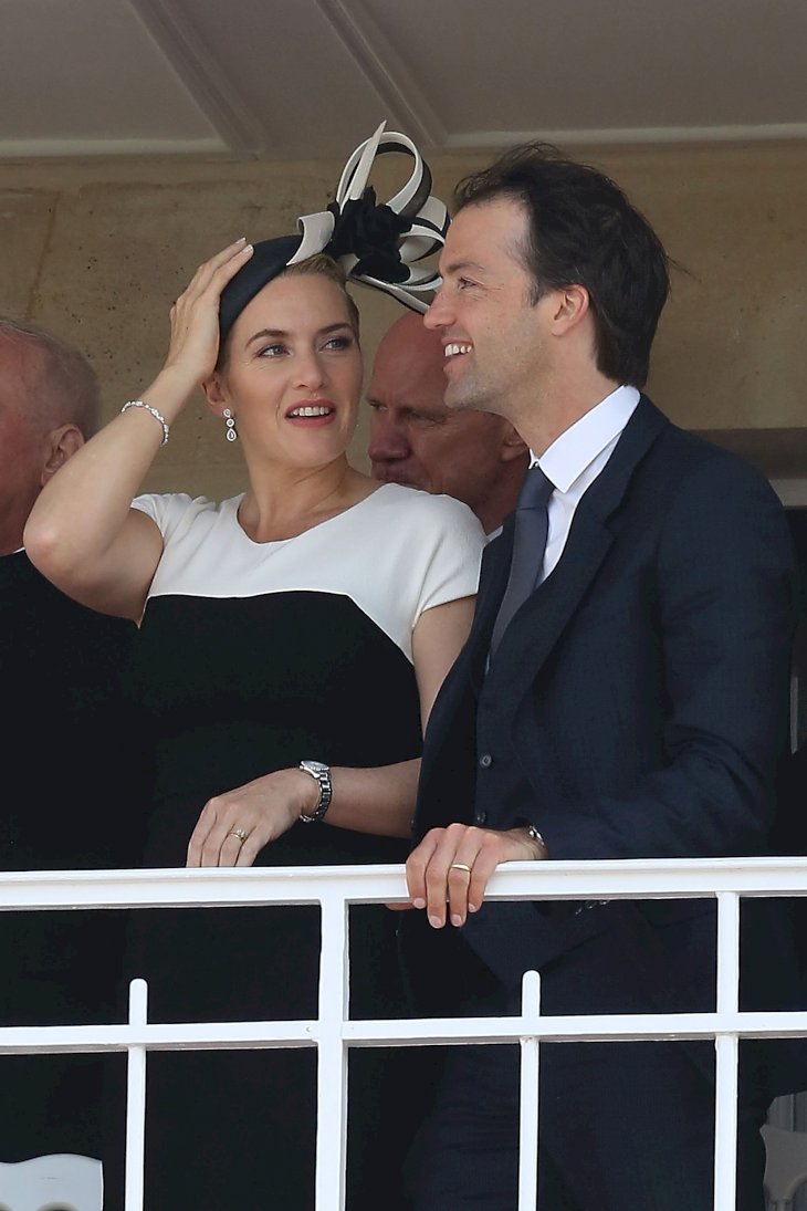 Kate Winslet and Ned Rocknroll attend the 'Prix de Diane Longines 2014' / Photo:Getty Images Kate Winslet and Ned Rocknroll attend the 'Prix de Diane Longines 2014' / Photo:Getty Images