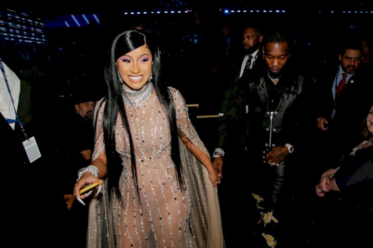 Image Credit: Getty Images / Cardi B and her former husband, Offset are photographed.