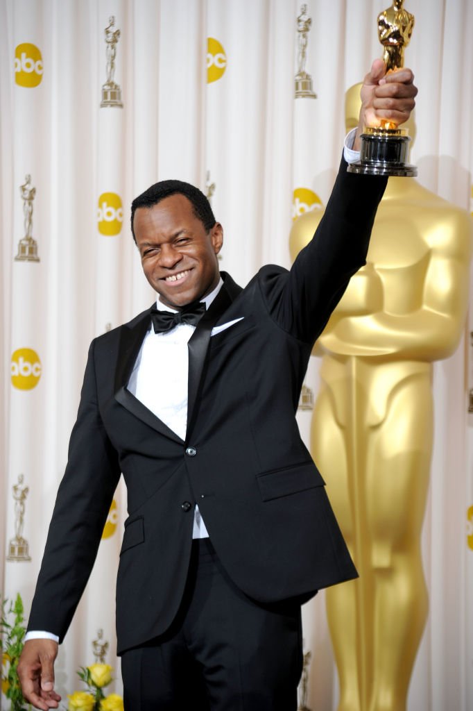 Image Credits: Getty Images / Jason Merritt | Screenwriter Geoffrey Fletcher poses in the press room