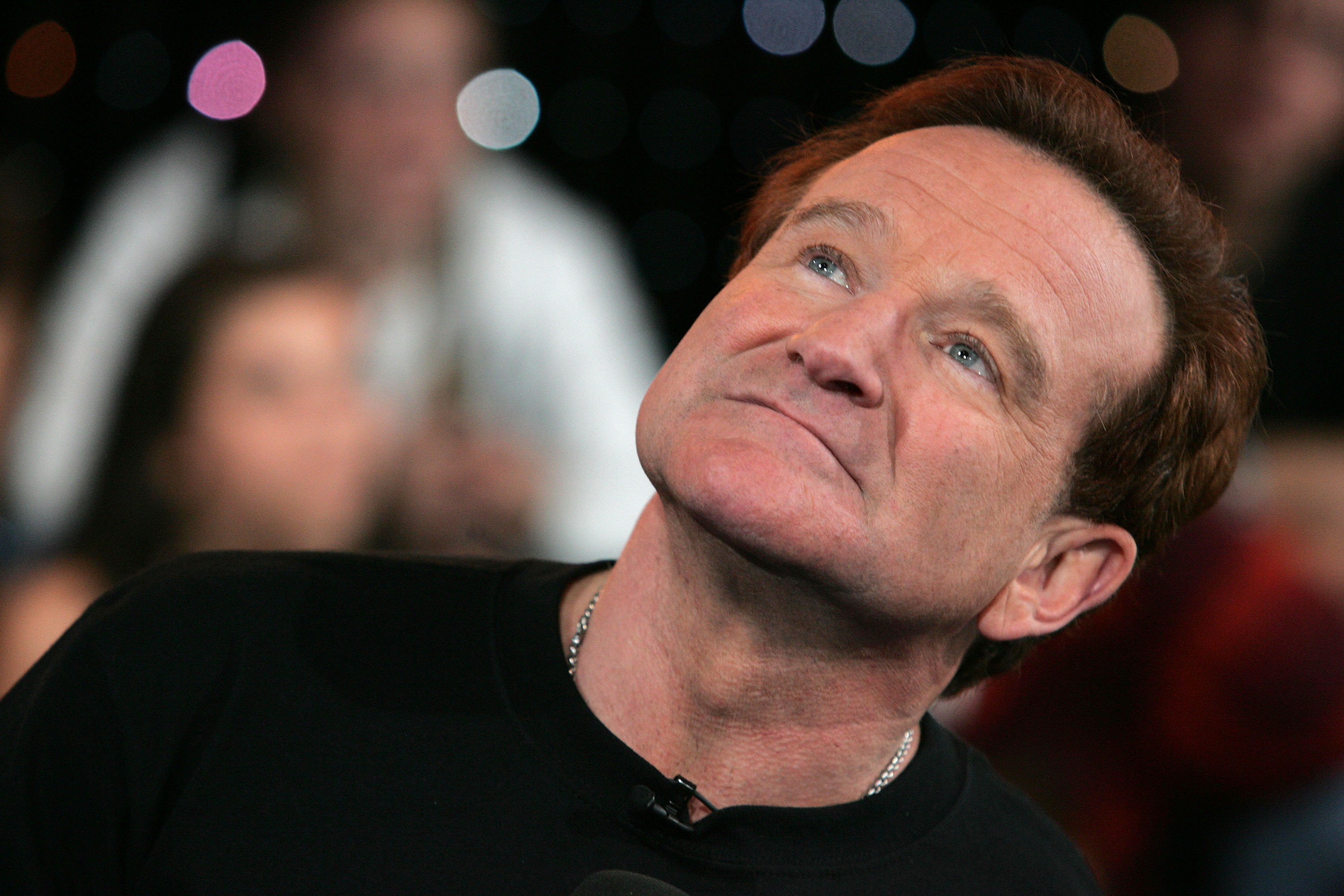 Image Credits: Getty Images / Peter Kramer | Actor Robin Williams appears onstage during MTV's Total Request Live at the MTV Times Square Studios on April 27, 2006 in New York City. Image Credits: Getty Images / Peter Kramer | Actor Robin Williams appears onstage during MTV's Total Request Live at the MTV Times Square Studios on April 27, 2006 in New York City.