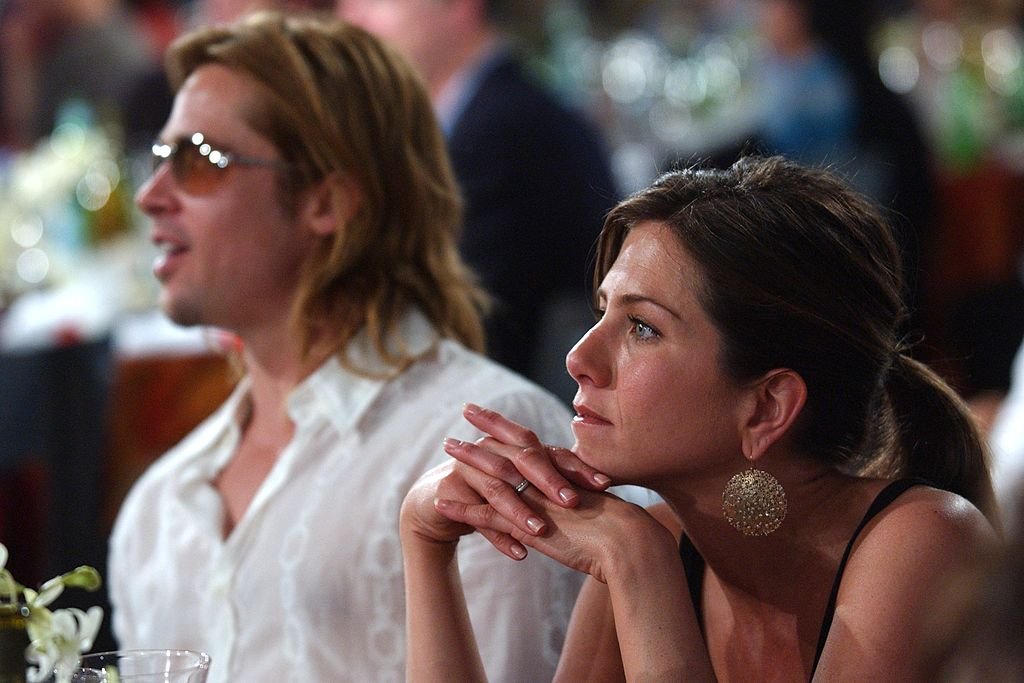 Image Credit: Getty Images / Brad Pitt and Jennifer Aniston during The 18th Annual IFP Independent Spirit Awards - Show at Santa Monica Beach in Santa Monica. Image Credit: Getty Images / Brad Pitt and Jennifer Aniston during The 18th Annual IFP Independent Spirit Awards - Show at Santa Monica Beach in Santa Monica.