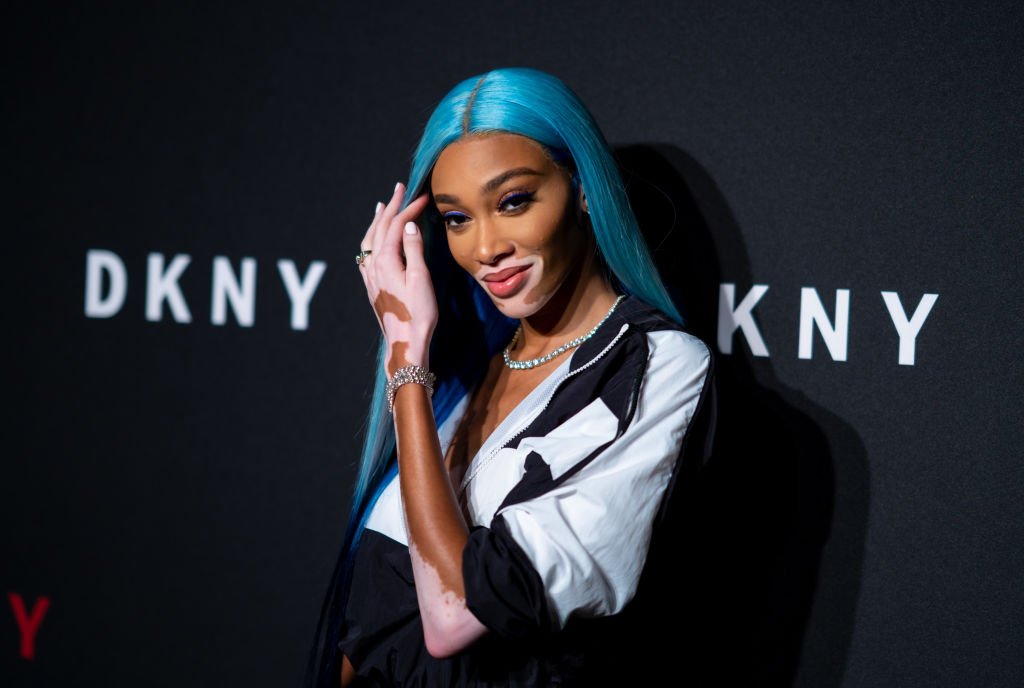 Image Credits: Getty Images / Gotham / FilmMagic | Winnie Harlow attends the DKNY 30th anniversary party at St. Ann's Warehouse on September 09, 2019 in New York City.