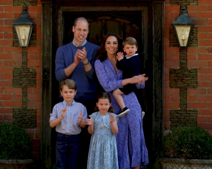 Image Credit: Getty Images / The Cambridges clapping for the NHS.