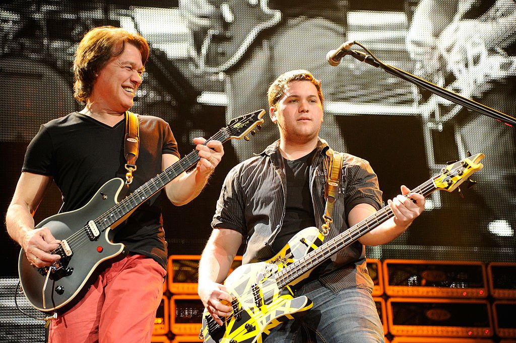 Image Credit: Getty Images / Eddie Van Halen and Wolfgang Van Halen of Van Halen perform during "A Different Kind of Truth" tour at Madison Square Garden on February 28, 2012 in New York City.