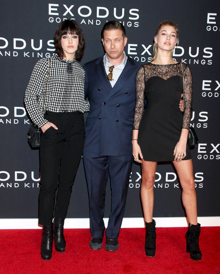 Alaia Baldwin, Stephen Baldwin and Hailey Baldwin attend the "Exodus: Gods And Kings" New York Premiere at Brooklyn Museum on December 7, 2014 in New York City. (Photo by Laura Cavanaugh/FilmMagic)