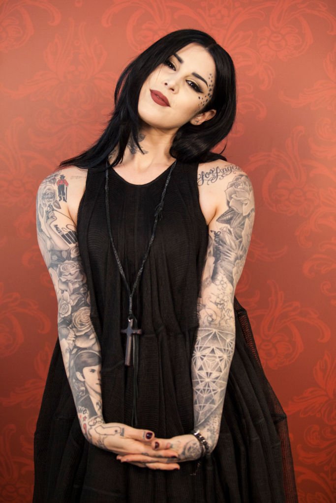 Image Credits: Getty Images / Rosdiana Ciaravolo | Kat Von D poses for photos at Sephora, C.so Vittorio Emanuele Milan on April 8, 2017 in Milan, Italy. Image Credits: Getty Images / Rosdiana Ciaravolo | Kat Von D poses for photos at Sephora, C.so Vittorio Emanuele Milan on April 8, 2017 in Milan, Italy.