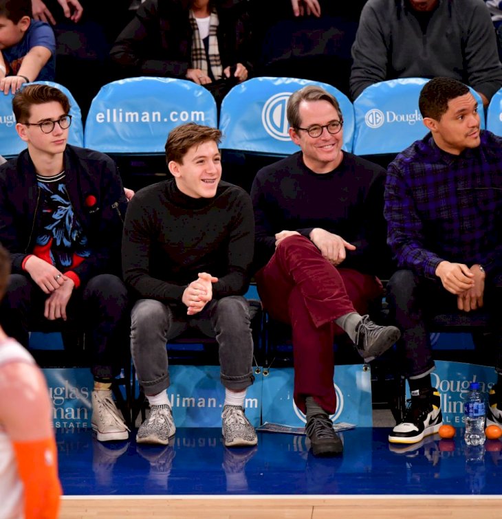 Image Credits: Getty Images / James Devaney | James Broderick and Matthew Broderick attend Memphis Grizzlies v New York Knicks game at Madison Square Garden on February 3, 2019 in New York City. Image Credits: Getty Images / James Devaney | James Broderick and Matthew Broderick attend Memphis Grizzlies v New York Knicks game at Madison Square Garden on February 3, 2019 in New York City.