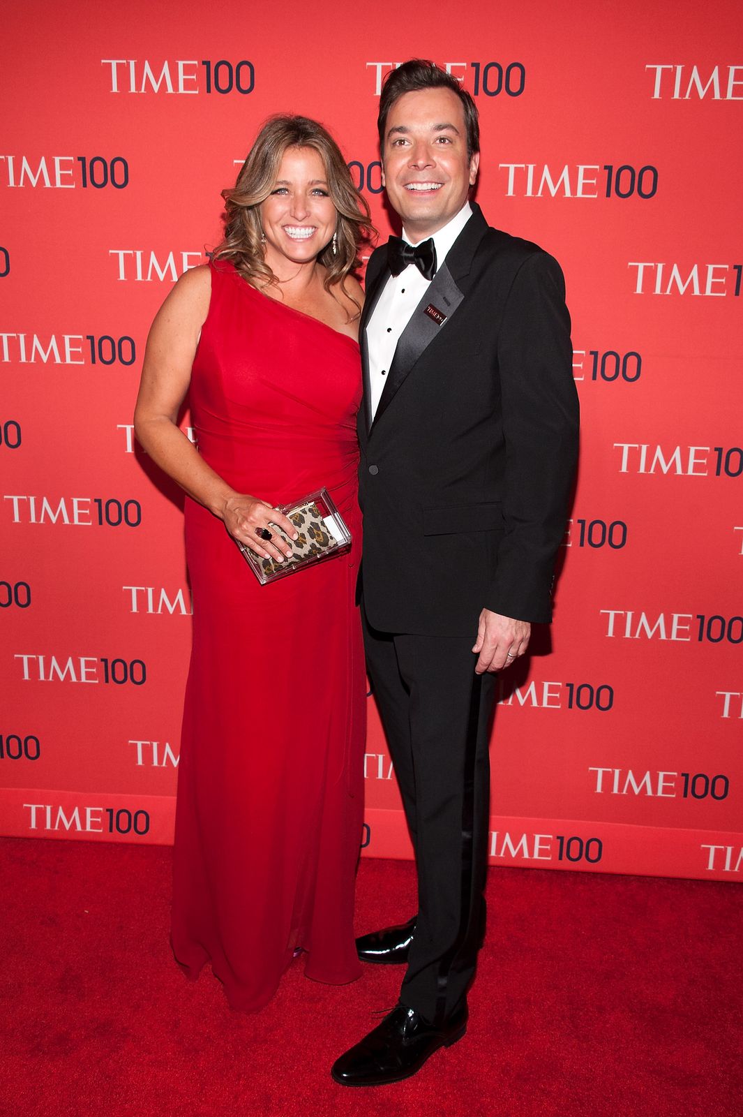 Jimmy Fallon and Nancy Juvonen attend the 2013 Time 100 Gala at Frederick P. Rose Hall, Jazz at Lincoln Center in New York City.