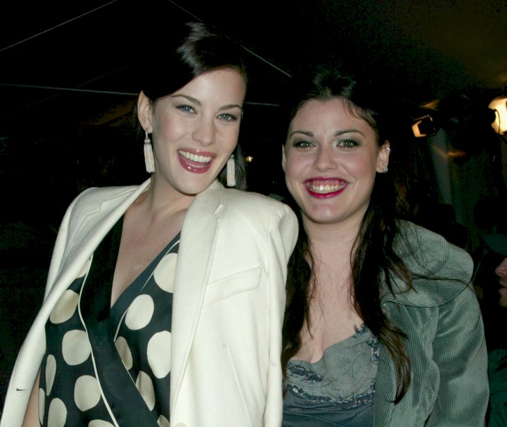 Image Credit: Getty Images / Liv Tyler with her sister, Mia Tyler.