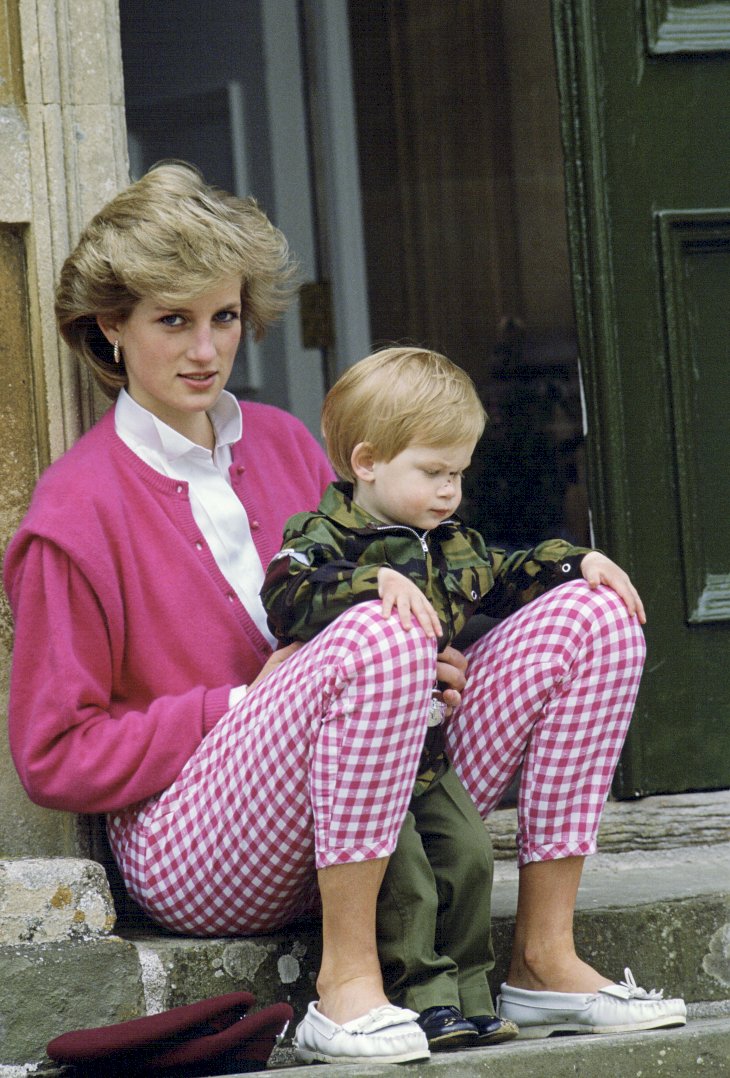 Image Credit: Getty Images / Prince Harry with his mother, Princess Diana.
