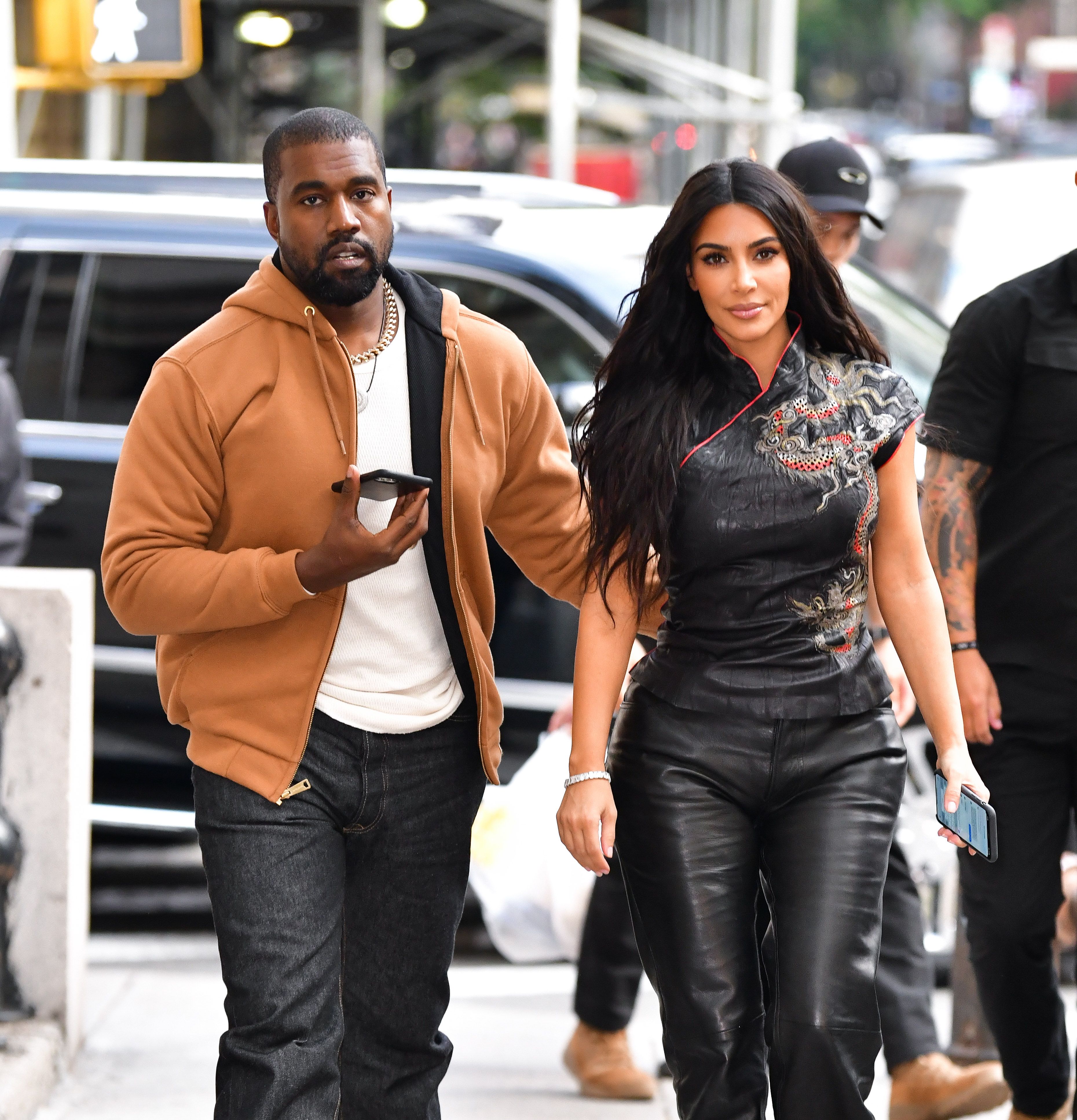 Kim Kardashian and her husband Kanye West / Getty Images Kim Kardashian and her husband Kanye West / Getty Images